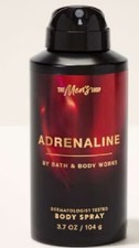 Bath Body Works Men's ADRENALINE 3.7 oz Body Spray