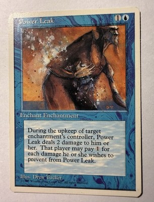 Magic the Gathering 4th Edition Power Leak MTG
