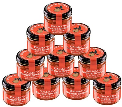 Dalmatia Quince Spread - Aromatic Fruit Pear - 1.05oz Jars (10 Pack)