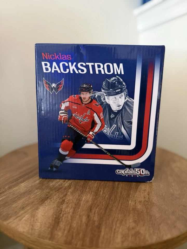 Bobblehead 50 aniversario de Alex Ovechkin y Nicklas Backstrom de Washington Capitals Foto 2 de 4
