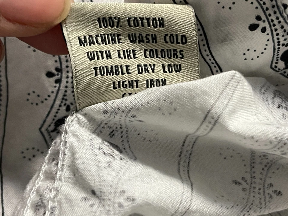 Scully Pearl Snap Shirt Mens Medium Skull Striped Button Up Western - Image 4 of 4