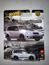 Hot Wheels Premium Fast Wagons Subaru Forester STI (silver)
