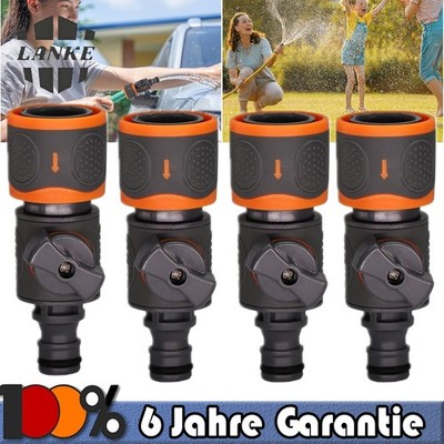Schnellkupplung Extender Regulierventil 1/2'' Schlauchventil für Gartenschlauch