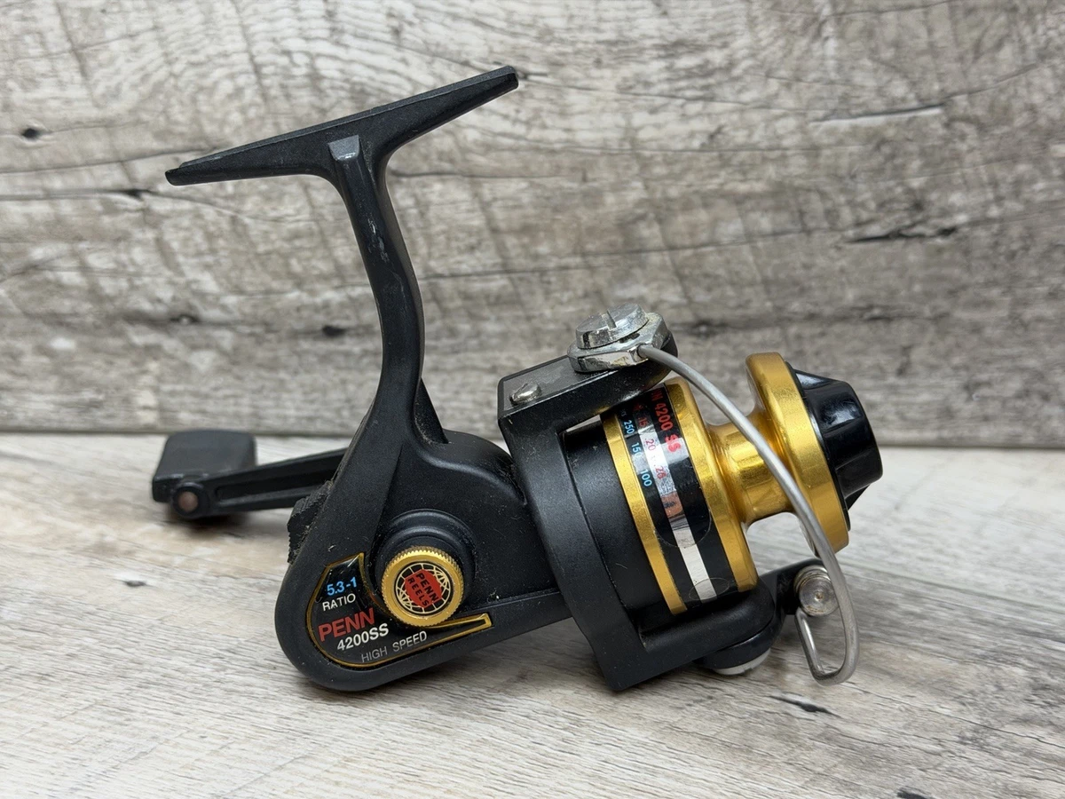 PENN リール 4200ss PENN 4200ss Spinning reel with spare spool and original box manual