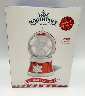 Hallmark Keepsake Northpole Happiness Makes Magic Ornament 2014 - WORKS ...