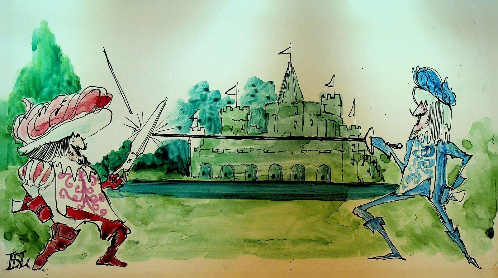 Herbert Herb Leopold Original Art Fencing Scissors
Opens in a new window or tab