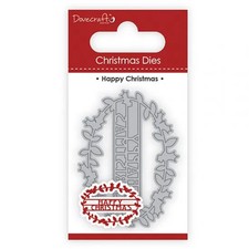 Fustelle Big Shot Sizzix Dovecraft Buon Natale Scrapbooking