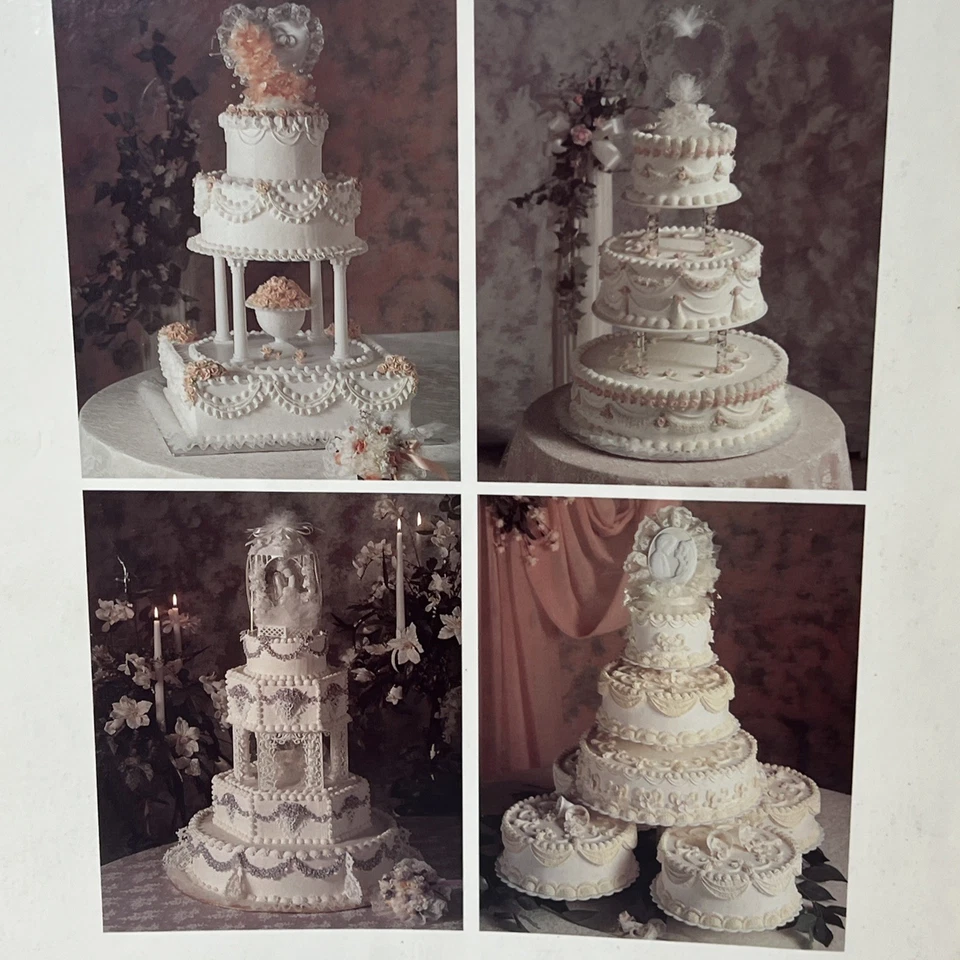 Wilton A Wilton Album Wedding Cakes Paperback Decorating Instructions Vintage Foto 4 de 4