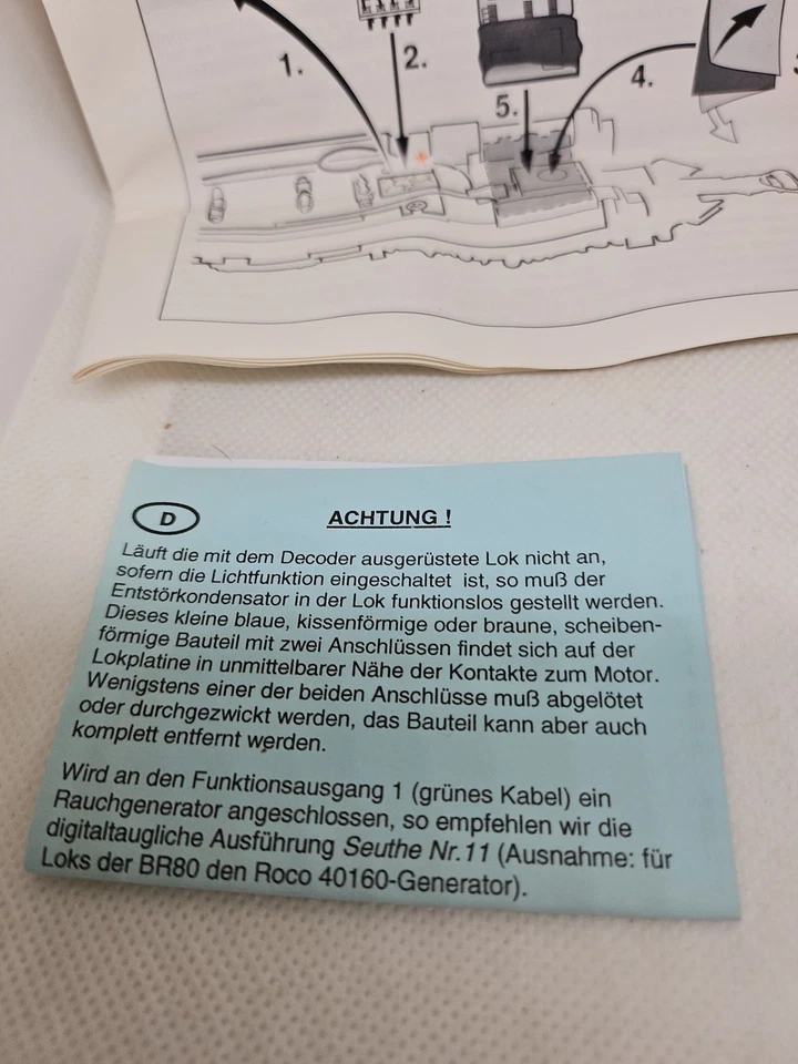 Roco H0 10745 Decoder Digitaldecoder Lokdecoder / DC - Bild 3 von 4