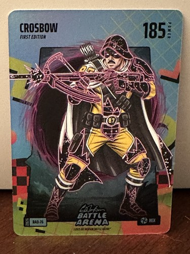 2026 Bo Jackson Battle Arena Ken Griffey Crosbow Sidney Crosby 80's RAD HEX