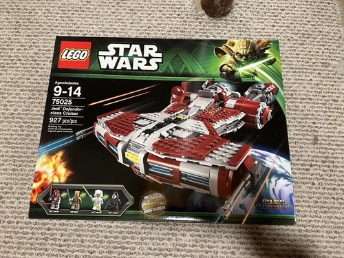LEGO Star Wars 75025 Jedi Defender Class Cruiser Free Ship Insured