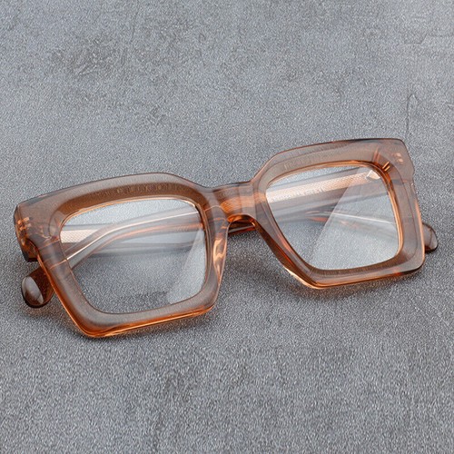 Acetate Eyeglass frame Retro Man Womens Spectacle Square Glasses Eyewear- - Bild 5 von 16