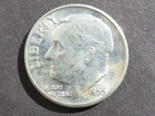 1955-D Roosevelt Dime from Bank Roll Uncirculated some tarnish