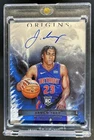 2022-23 Panini Origins Jaden Ivey Auto Autograph RC #RA-JIV Pistons Rookie