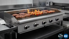 NSF 60"x18" 150000 BTU Commercial Gas Radiant Broiler, Stainless Steel