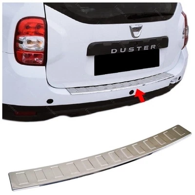 RS CHROME Per DACIA DUSTER 2010 AL 2017 Cromato Protezione Paraurti (Brillante) ACCIAIO