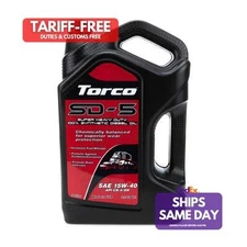 Torco A191540LE, One Sd-5 Synthetic Diesel 15W40 5 Liter Jug Performance Parts