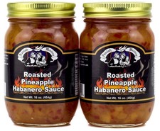 Roasted Pineapple Habanero Sauce, 16 Ounce Pack of 2 