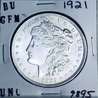 1921 BU GEM MORGAN SILVER DOLLAR UNC MS+++ U.S. MINT RARE COIN 9895