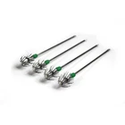 4 x 150mm Metal Squid Spike Jigs Stainless Steel Extra Large Dual Hook 25mm