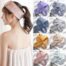 Women Adjustable Facial Headband Elastic Make Up Hair Band Head Wrap Spa Shower~