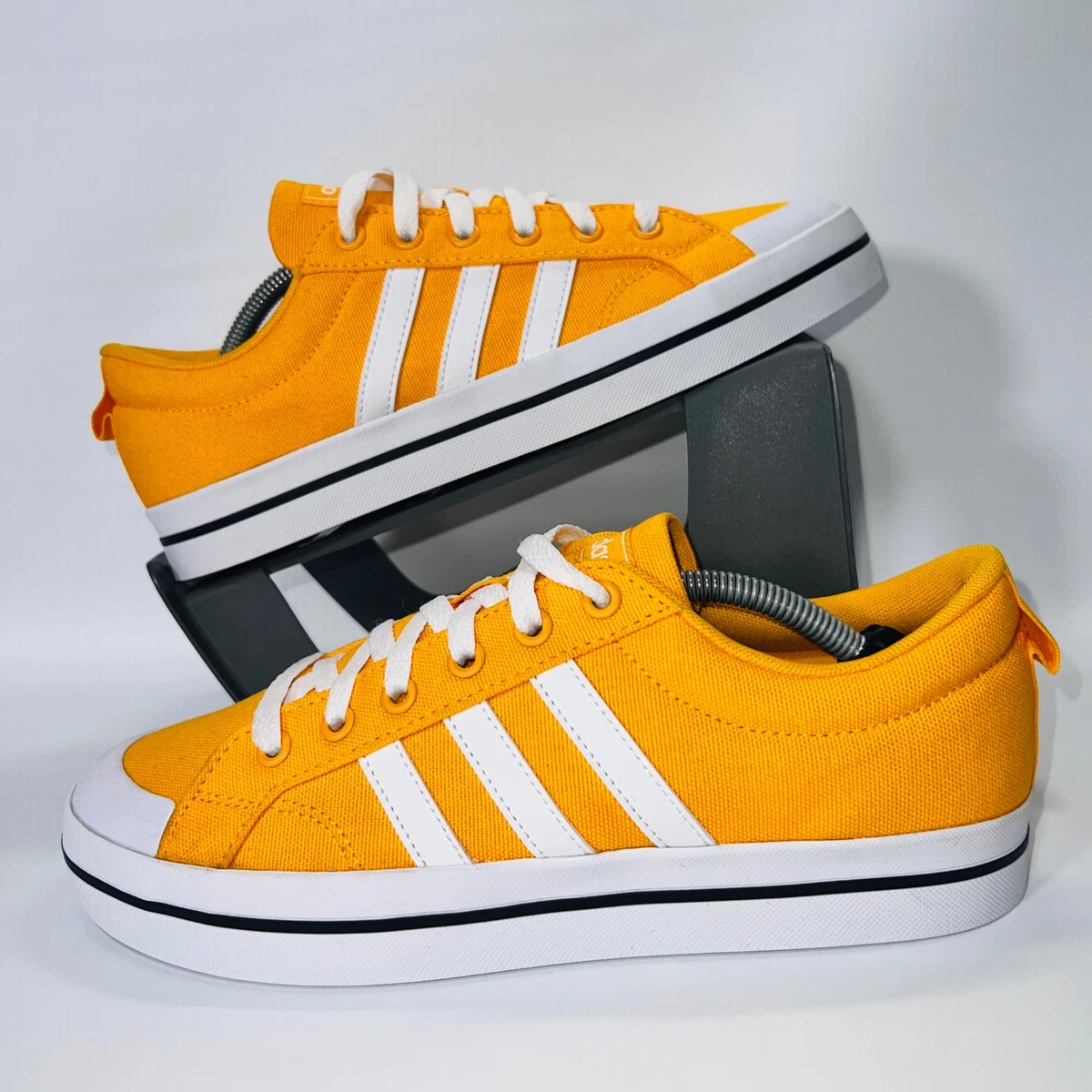 Adidas Neo Bravada Skateboarding Shoes 'Yellow' Canvas GY3734 Men's 7.5