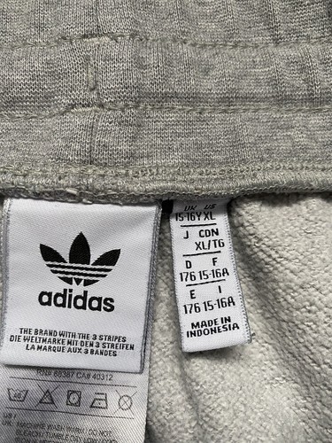 Adidas Youth Boys Jogger Sweatpants Gray Size XL - Picture 3 of 8