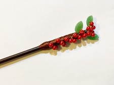 Japanese Kanzashi Winter Berry Design Hair Stick Hairstick