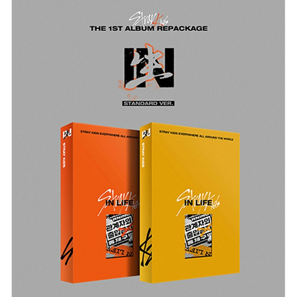 STRAY KIDS 1st Repackage Album IN LIFE Random Ver CD+P.Book+Post+