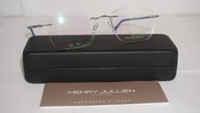 HENRY JULLIEN Eyeglasses HJARPE435 C5301R06 Round Rimless Black 49 17 145