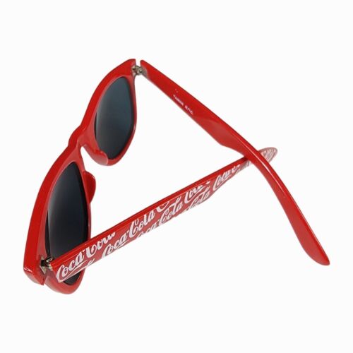 Vtg Coca-Cola White/Red Framed Super Dark Lens Sunglasses 90’s RARE - Picture 4 of 10