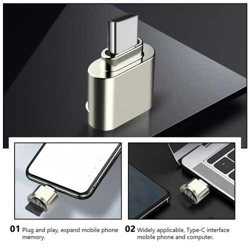 Reader Zinc Alloy Type C For Quick Access To Multimedia Data - Photo 9/12