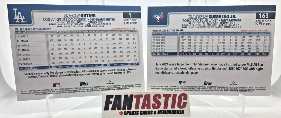 2025 Topps Series 1 Base Card YOU PICK # 251-350 combined shipping available - Image 2 of 2