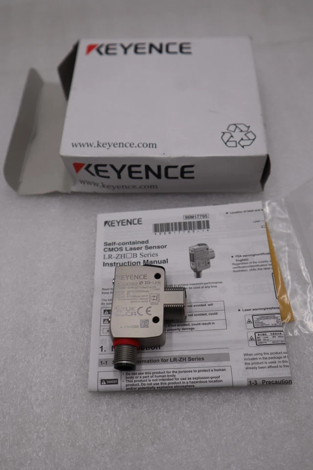 New Keyence LR-ZH490CB Self Contained CMOS Laser Sensor STOCK H308A - Image 2 of 3