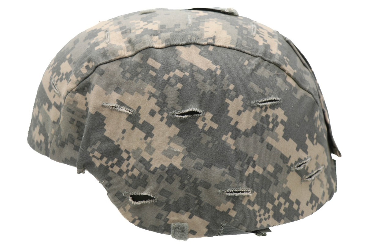 実物　米陸軍ヘルメット/ACUパターンカバー 米軍実物 ACU ヘルメットカバー MICH用 ミリタリーショップ 革