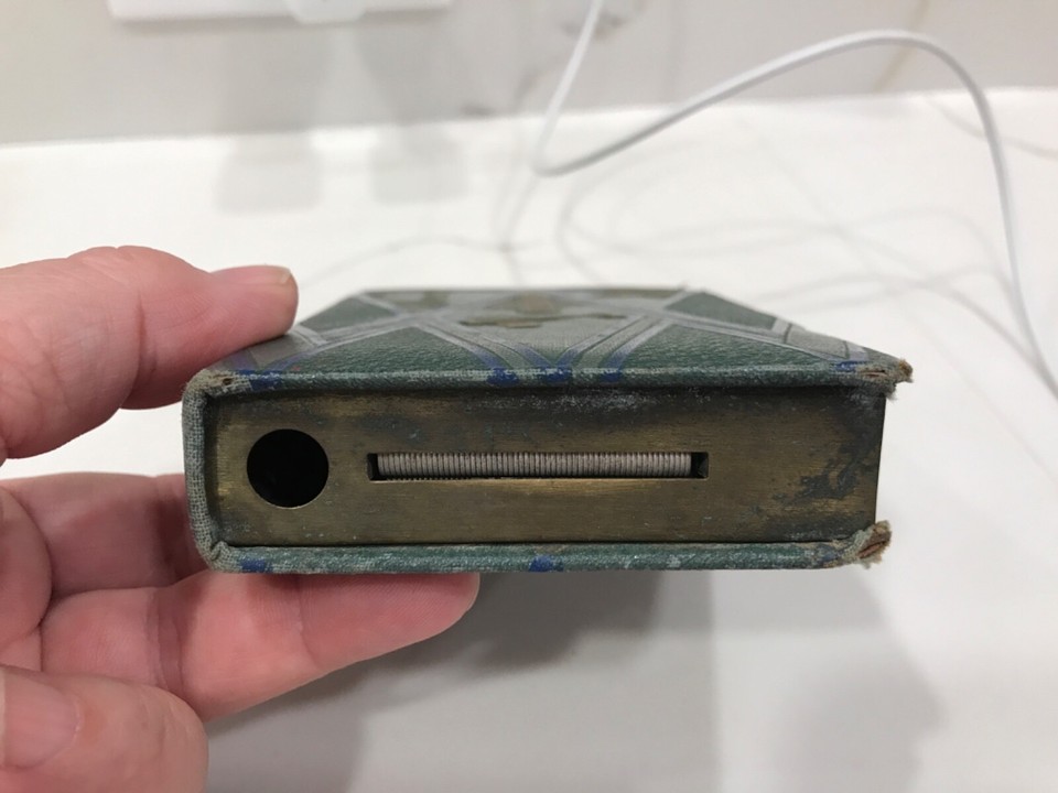 Antq 1923 Book Bank (no key) 1st National Bank Colfax, Iowa Leather Bound eBay