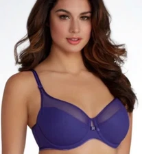 Chantelle 32C Aeria Convertible T-Shirt Bra NWOT 1296 Royal Blue