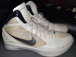 Nike HYPERDUNK Zoom Flywire 2011 Men Size 14 White Black Basketball Shoes | eBay