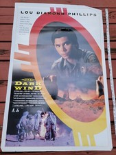 Vintage 1991 The Dark Wind Indians NativeMovie Original Poster VHS Rental Promo 