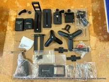 LOT OF NEW / USED ASSORTED CAMERA PARTS TRIPOD MOUNTS ETC FREE SHIPPING