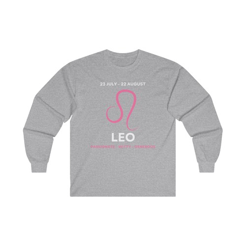 Leo Zodiac Sign Unisex Tee, Anthropologie Inspired Shirt, Passionate Witty - Picture 4 of 17