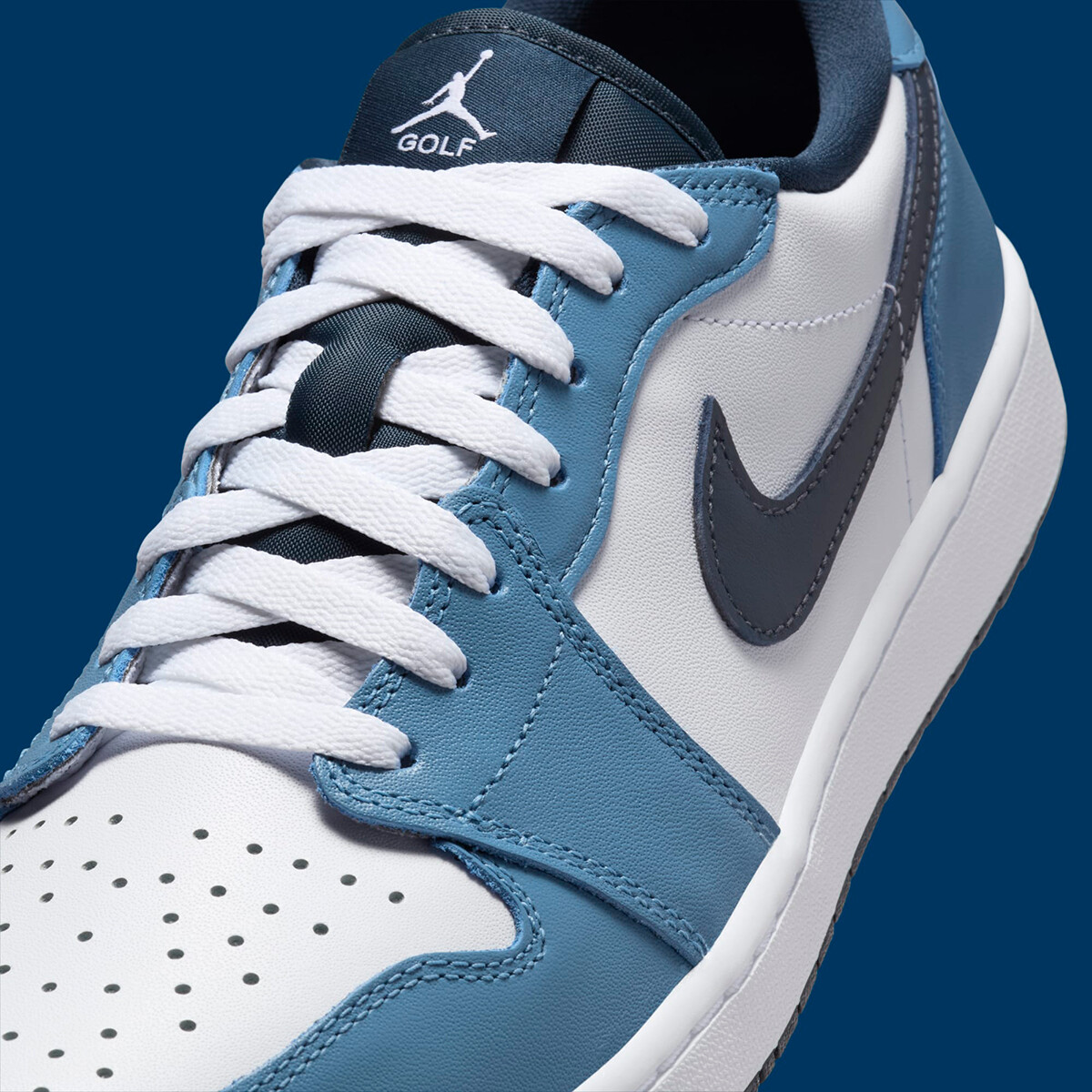 シューズ NIKE - NIKE AIR JORDAN 1 LOW GOLF &quot;USA&quot; 28cm Nike Air Jordan 1 Low Golf White Aegean Storm Men's Shoes