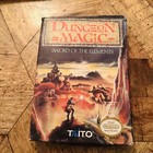 Dungeon Magic Nintendo NES Game Box And Sleeve No Instructions VG+ Tested EUC!