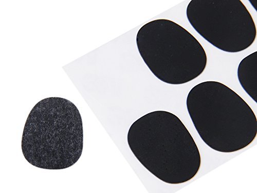S3 8pcs Alto/Tenor Saxophone Sax Mouthpiece Patches Pads Cushions Black---0.8mm - Picture 3 of 4