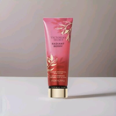 Victoria's Secret RADIANT BERRY Fragrance Lotion 8 oz New! Raspberry Body Lotion