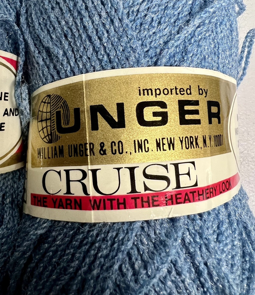 Lot of 5 Skeins Vintage Imported Unger Cruise Yarn Light Lot of 5 Skeins Vintage Imported Unger Cruise Yarn Light