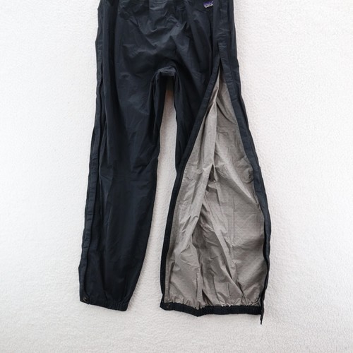 Patagonia Pants Men's Medium Black Rain Shadow Waterproof Leg Zip Gorpcore Hike - Picture 5 of 20