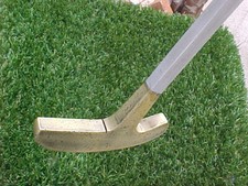 Rare Otey Crisman Square Shooter Brass Head 2-WAY RH or LH Putter 37" Golf Club