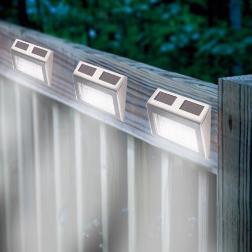 Solar LED Hausnummerleuchte beleuchtet Hausnummer Edelstahl Beleuchtung Leuchte - Bild 13 von 15