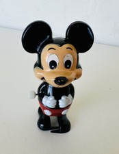 Vintage Mickey Mouse TOMY Walt Disney Production Wind Up Walking Toy 70  s Works